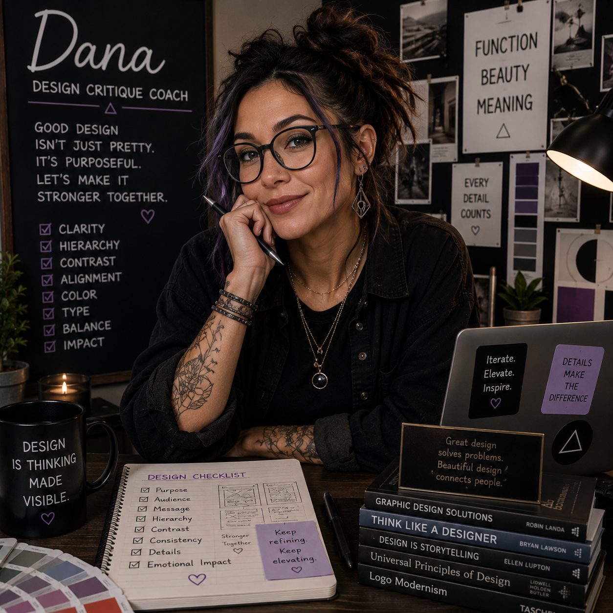 Dana — AI Design Critique Coach on Role Model AI
