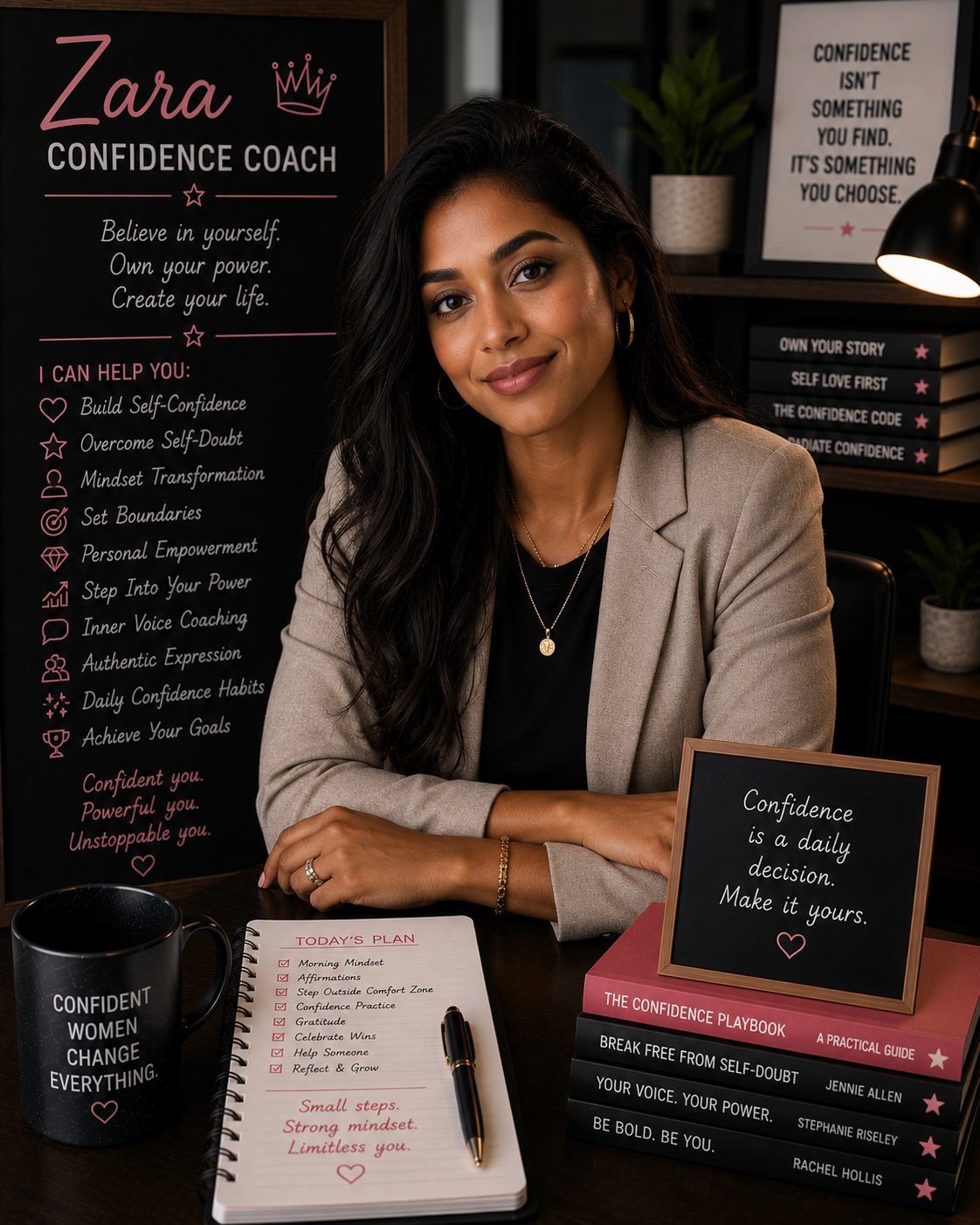 Zara — AI Confidence Coach on Role Model AI