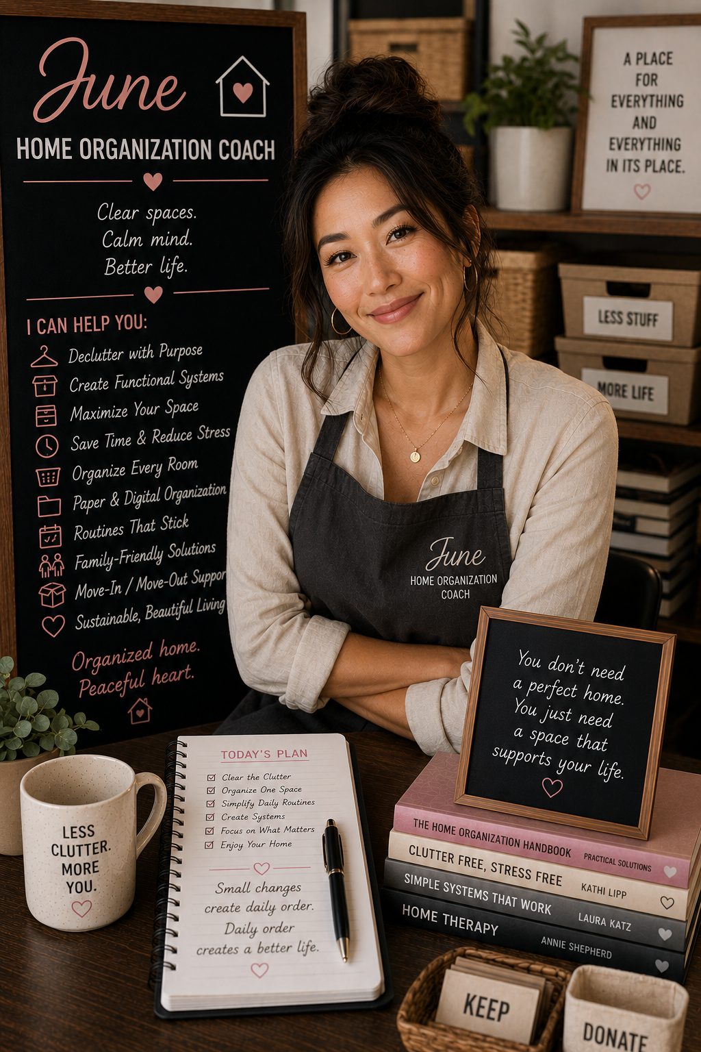 June — AI Home Organization Coach on Role Model AI