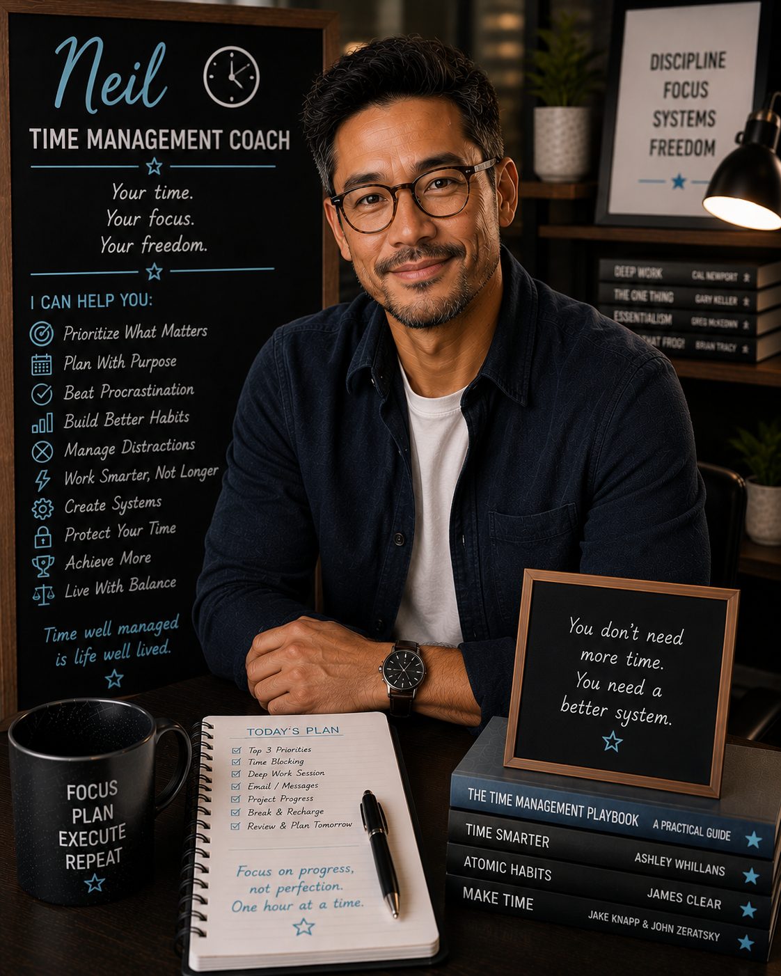 Neil — AI Time Management Coach on Role Model AI