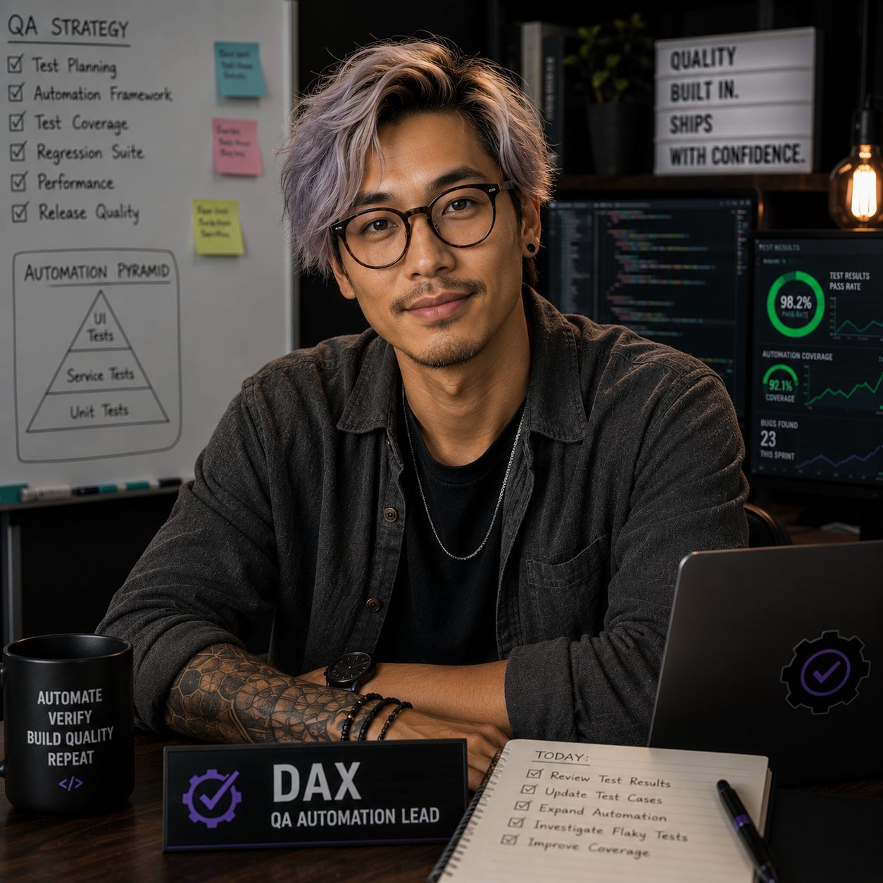 Dax — AI QA Automation Lead on Role Model AI