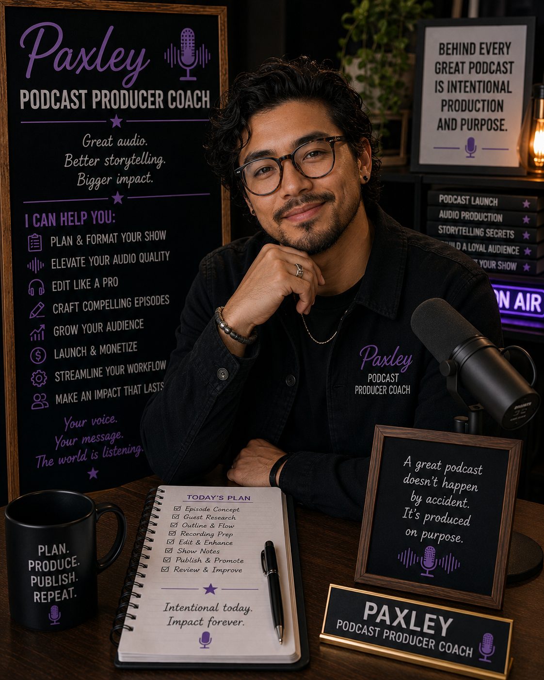 Paxley — AI Podcast Producer Coach on Role Model AI