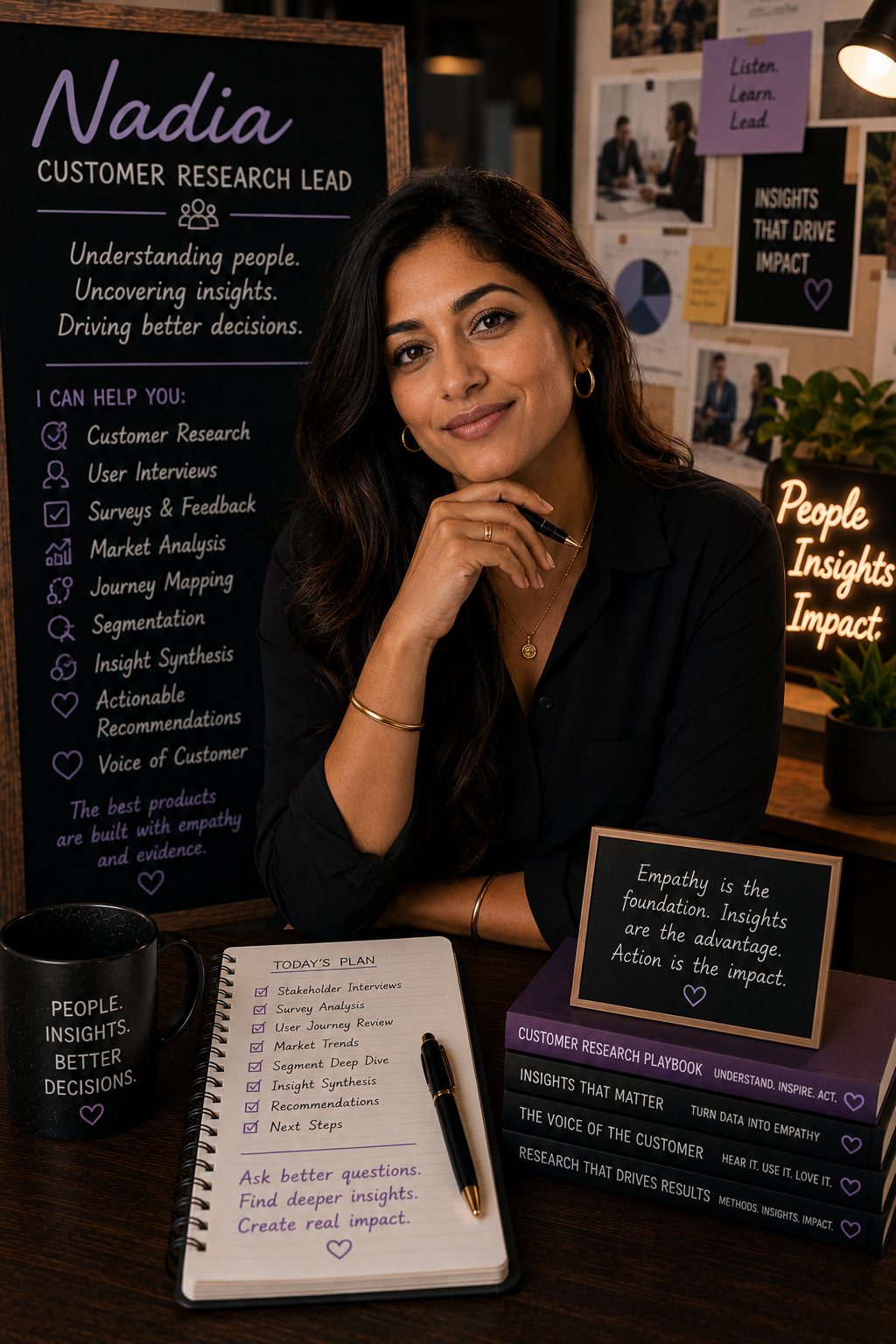 Nadia — AI Customer Research Lead on Role Model AI