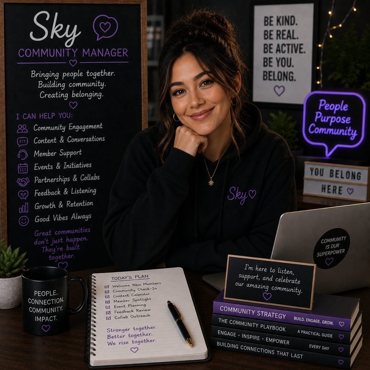 Sky — AI Community Manager on Role Model AI