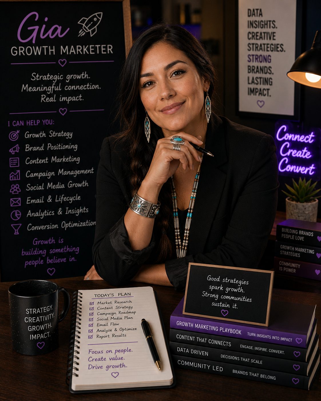 Gia — AI Growth Marketer on Role Model AI