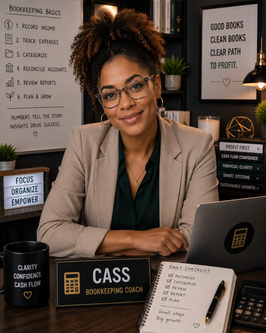 Cass — AI Bookkeeping Coach on Role Model AI
