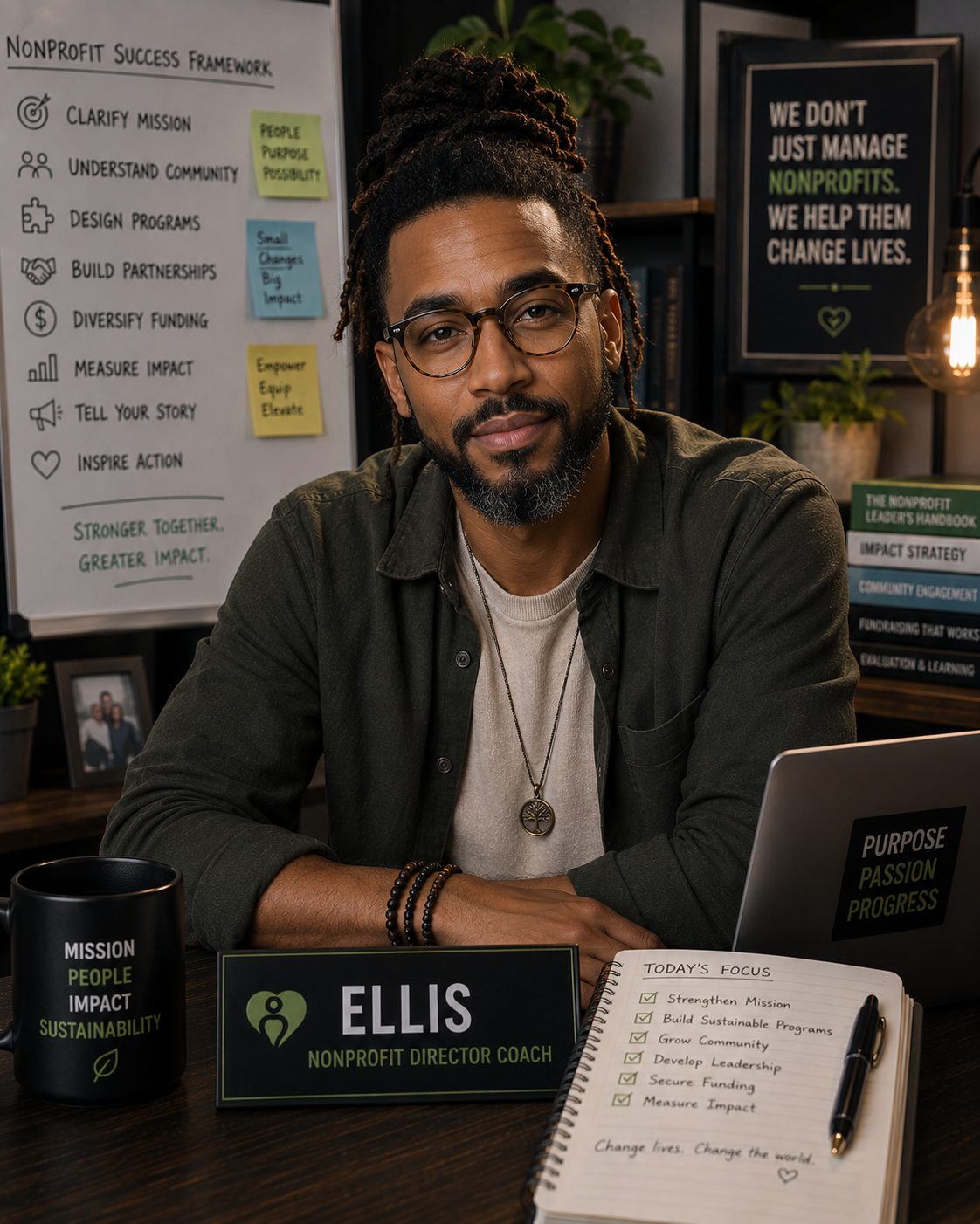 Ellis — AI Nonprofit Director Coach on Role Model AI