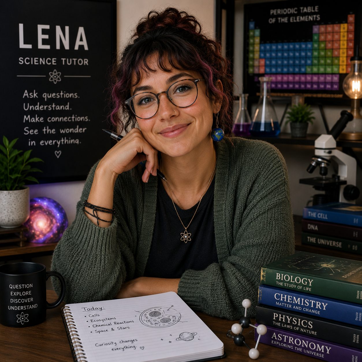 Lena — AI Science Tutor on Role Model AI