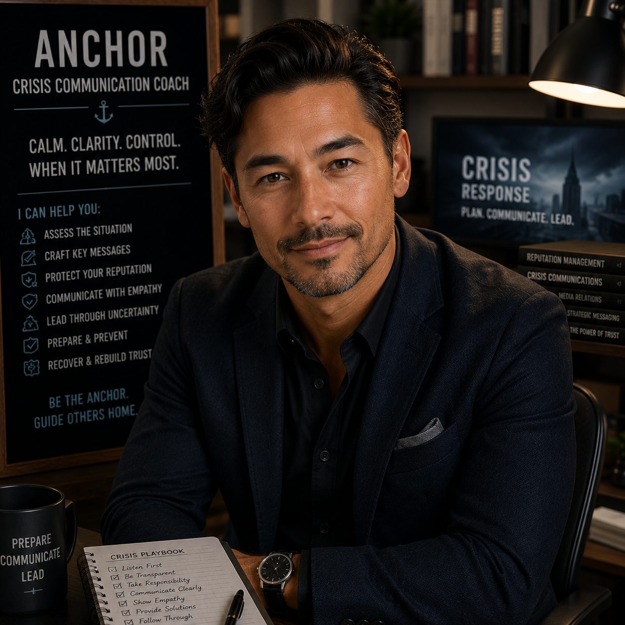 Anchor — AI Crisis Communication Coach on Role Model AI